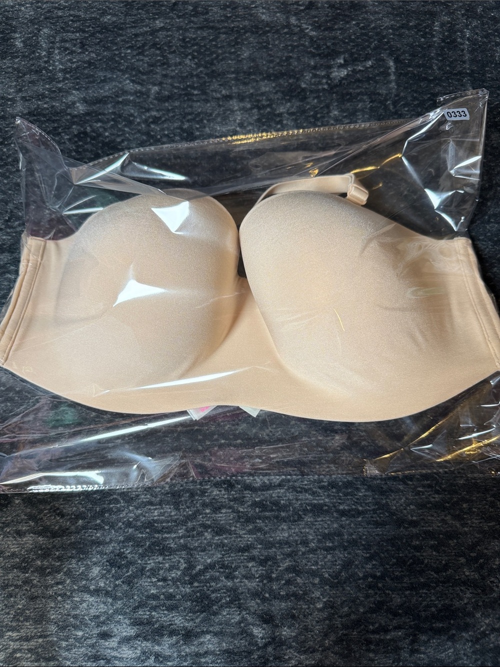 PINK Victoria’s Secret Nude Strapless Push-Up Bra XXL NWT Convertible - Picture 9 of 9